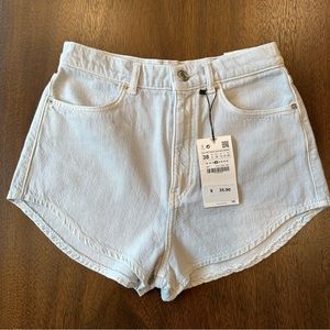 ZARA Light wash shorts
